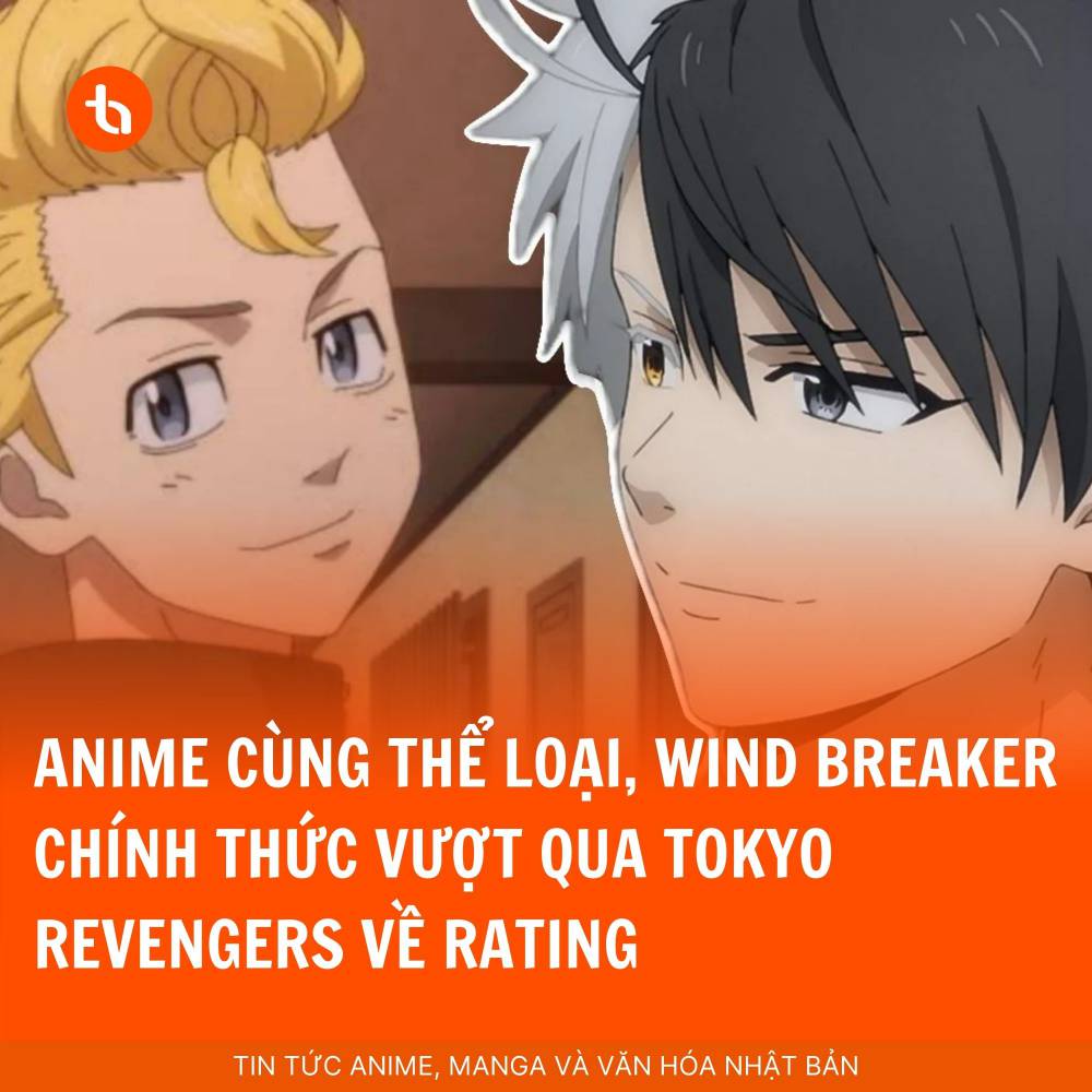 Anime Wind Breaker Vuot Qua Tokyo Revengers Ve Rating