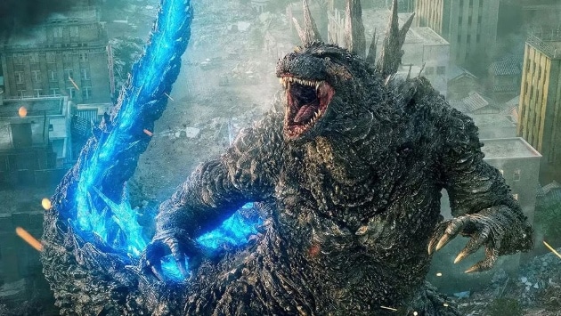 Ảnh Nền Godzilla Tấn Công Thành Phố Cực Ngầu.