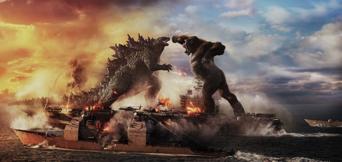 Hình Nền Godzilla Đánh Nhau Với Kong.