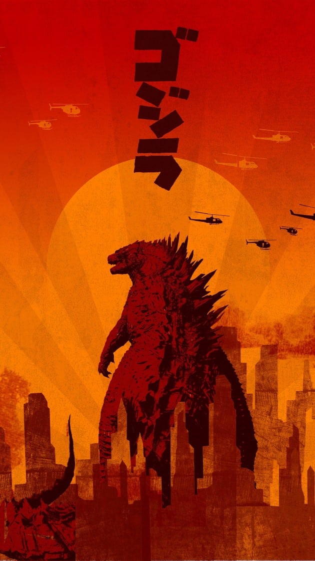 Hình Nền Godzilla Hùng Tráng Của Đất Nước Nhật Bản.