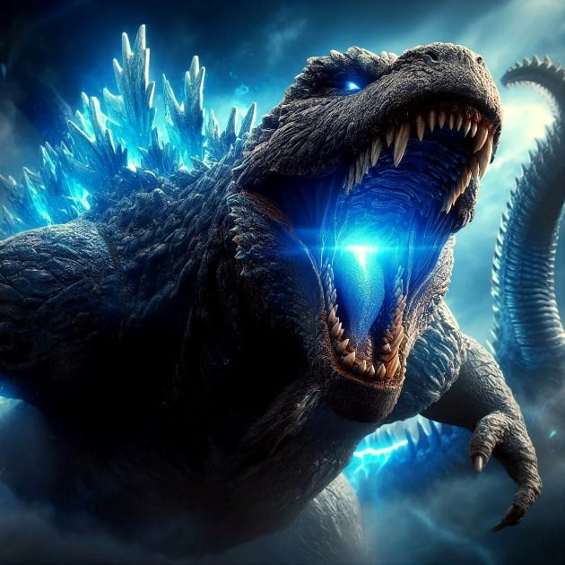 Ảnh Thể Hiện Sức Mạnh Đỉnh Cao Của Godzilla.