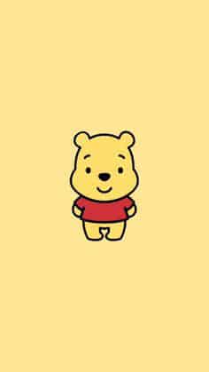 Ảnh Nền Gấu Pooh Chibi Cute, Dễ Thương.