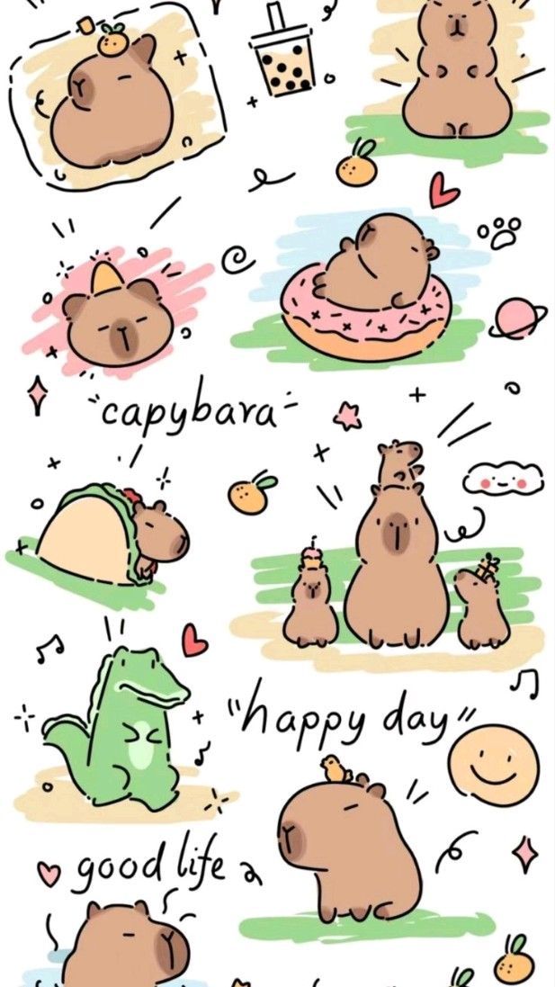 1725182014 815 99 Hinh Nen Capybara Cute 4K Sac Net Cho Dien