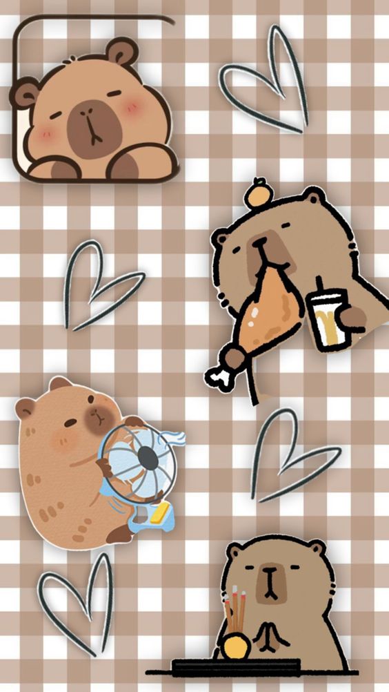 1725182014 945 99 Hinh Nen Capybara Cute 4K Sac Net Cho Dien